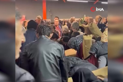 Bursa’da 100 TL’lik indirim izdihamı: Birbirlerini ezdiler