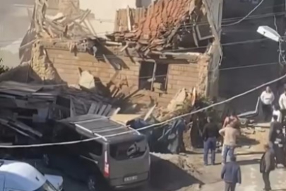 Gemlik'te metrik bina çöktü