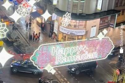 Londra'nın ünlü Coventry Caddesi, 4'üncü kez ramazan için süslendi