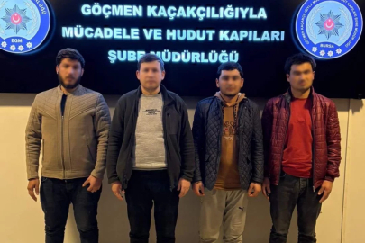 Bursa'da kaçak işçi operasyonu: 4 yabancı uyruklu şahıs yakalandı