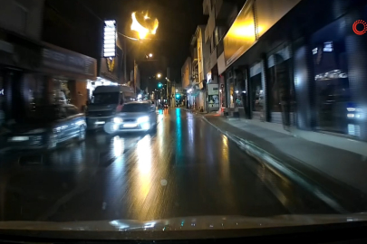 Bursa’da ATV sürücüsünün drift attığı anlar kamerada