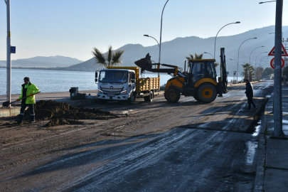Bursa Kurşunlu’da fırtınanın izleri siliniyor