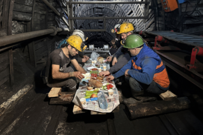 Yerin 120 metre altında sahur sofrası