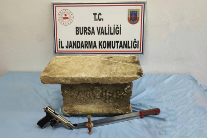 Bursa'da tarihi eser kaçakçılığına jandarma engeli