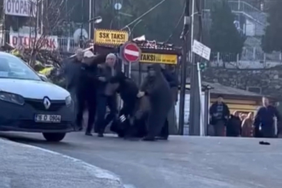 Bursa'da trafikte tekme tokat yol verme kavgası
