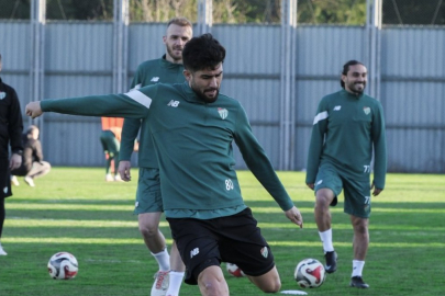 Bursaspor Menemen FK maçı hazırlıklarını sürdürdü