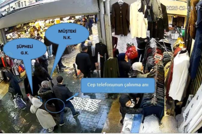 Bursa’da yankesicinin el çabukluğu izleyenleri şoke etti