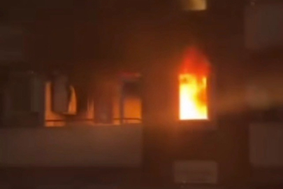 Bursa’da apartman dairesi alev alev yandı