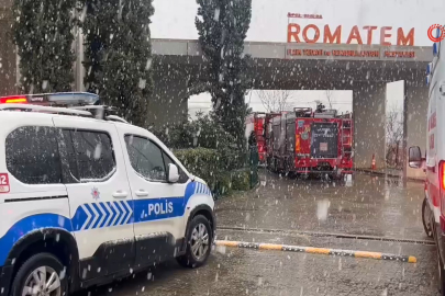 Bursa'da hastane yemekhanesinde yangın paniği