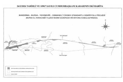 Bursa’daki hızlı tren hattında acele kamulaştırma süreci başladı