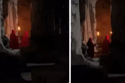 Kırmızı pelerinli grup sosyal medyayı salladı