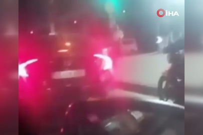 Bursa'da trafikte dehşet! Kendisini uyaran motosiklet sürücüsüne tekme tokat saldırdı