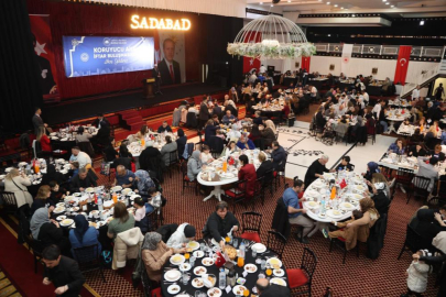 Bursa'da koruyucu aileler iftar sofrasında buluştu