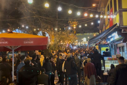 Bursa’da sahur kuyruğu kilometreyi aştı Tahanlı pide ve simit için izdiham