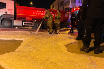 İnegöl’de korkutan anlar: Gaz kokusu sonrası patlama