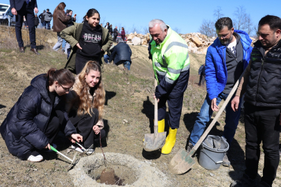 Nilüfer’de 32 dekarlık yeşil hamle! Fidanlar toprakla buluştu