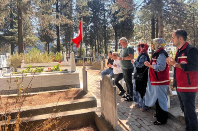 Bursa’da Ramazan boyunca şehitlere vefa ziyaretleri