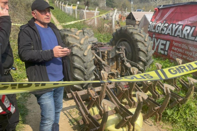 Bursa'da devrilen traktörün altında kalan sürücü hayatını kaybetti