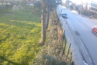 Cinayet gibi kaza güvenlik kamerasında