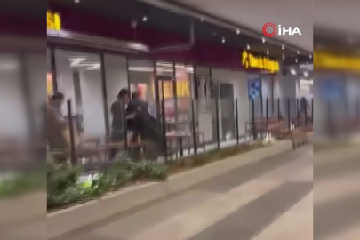 Bursa'nın ünlü eğlence merkezinde ortalık savaş alanına döndü