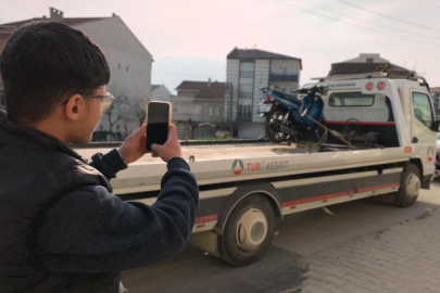Bursa'da abartı egzoz ile dolaştı, 58 bin lira ceza yiyince, "Devlet yakalar" mesajı verdi