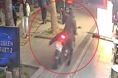 Motosikletli kadın dehşet üzerine dehşet saçtı