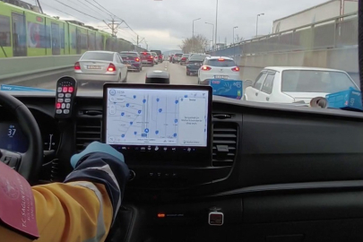 Bursa trafiğinde örnek görüntü