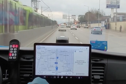 Bursa trafiğinde örnek görüntü