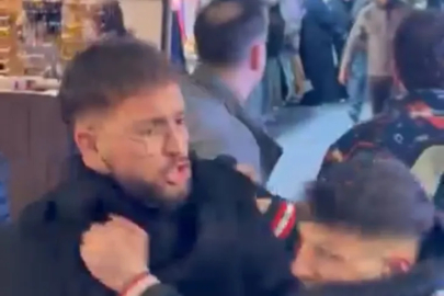 Bursa’da tarihi çarşı karıştı... Yumruklar havada uçuştu