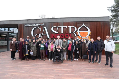 Bursa İnegöl Belediye Başkanı Taban engelli öğrencilerle kahvaltıda buluştu