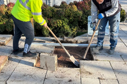 Tarihi Tophane Meydanı yenilendi
