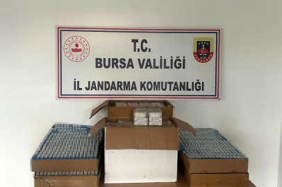 Bursa'da kaçak sigara operasyonu!