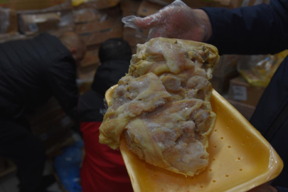 Şanlıurfa'da 50 ton bozuk tavuk ele geçirildi