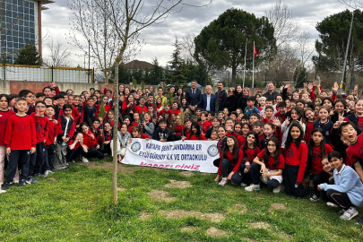 Bursa'da minikler Orman Haftası’nda geleceğe nefes oldular