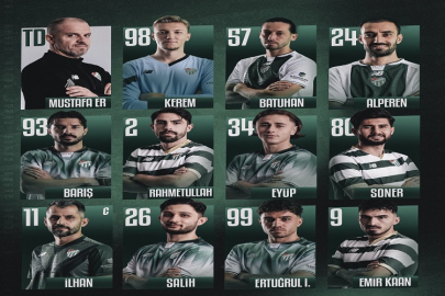 Bursaspor’un ilk 11’i belli oldu!