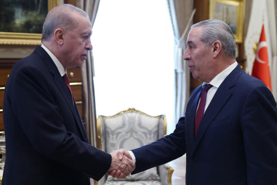 Cumhurbaşkanı Erdoğan, Filistin Devlet Başkan Yardımcısı Hüseyin eş-Şeyh'i kabul etti