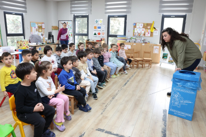 Nilüfer’de miniklere geri dönüşüm eğitimi