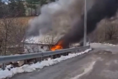 Bursa'da korkutan yangın: Bağ evi alevlere teslim oldu!
