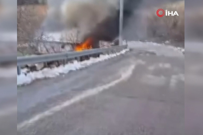 Bursa'da korkutan yangın: Bağ evi alevlere teslim oldu!