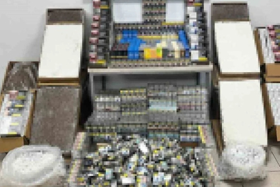 Bursa'da kaçak tütün ve sigara operasyonu