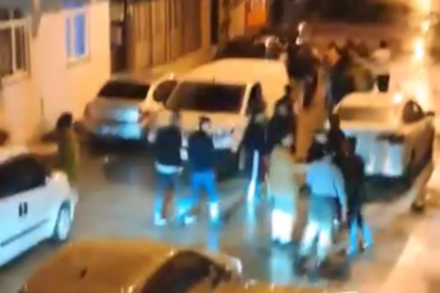 Bursa’da sokak ortasında meydan muharebesi gibi kavga