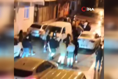 Bursa’da sokak ortasında meydan muharebesi gibi kavga