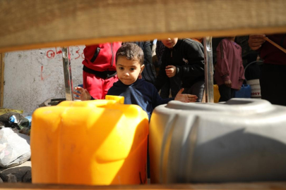 Gazze'de 500 bin kişi içme suyundan mahrum kaldı