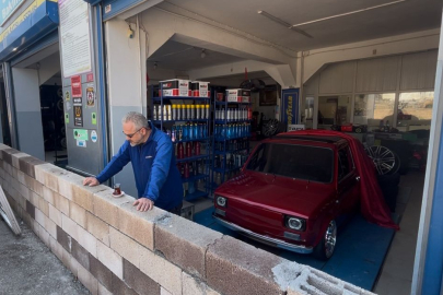 Bursa’da kiracı krizi: Dükkan duvarla kapandı