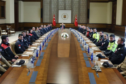 Cumhurbaşkanı Erdoğan, Bakan Çiftçi ve beraberindeki heyeti kabul etti