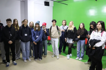 Avrupa'dan gelen lise öğrencileri Bursa'da çevre bilincini kısa filmle anlattı