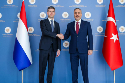 Bakan Fidan, Hollandalı mevkidaşı Berendsen ile bir araya geldi