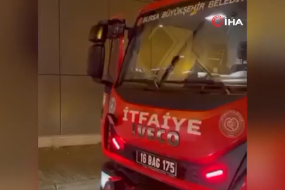 Bursa'da korkutan otel yangını!