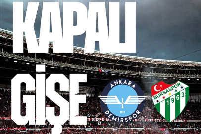 Bursaspor’un Kritik Ankara Demirspor Maçı Kapalı Gişe!