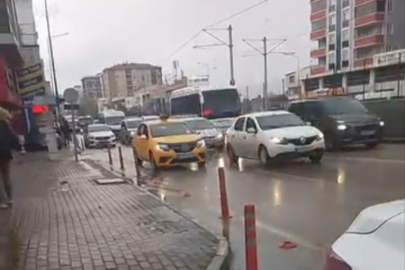 Bursa'da tehlikeli manevra: 3 bin lira ceza kesildi